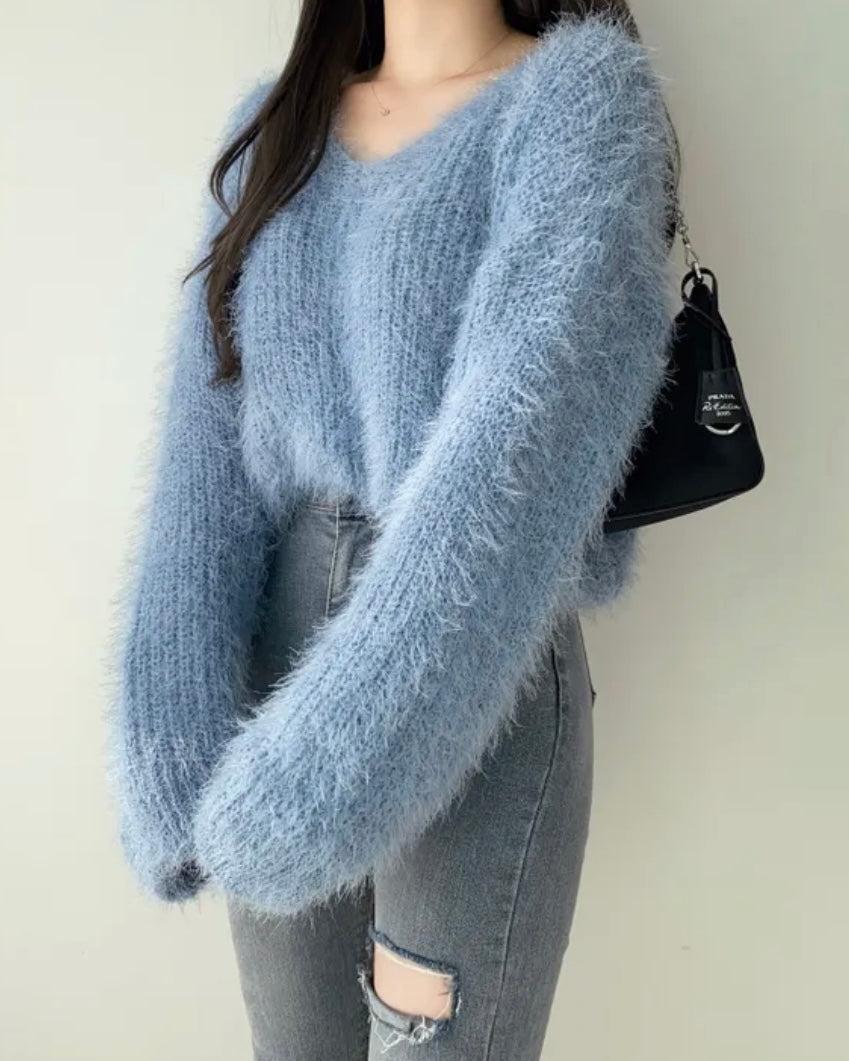 Eva V-Neck Knit Top