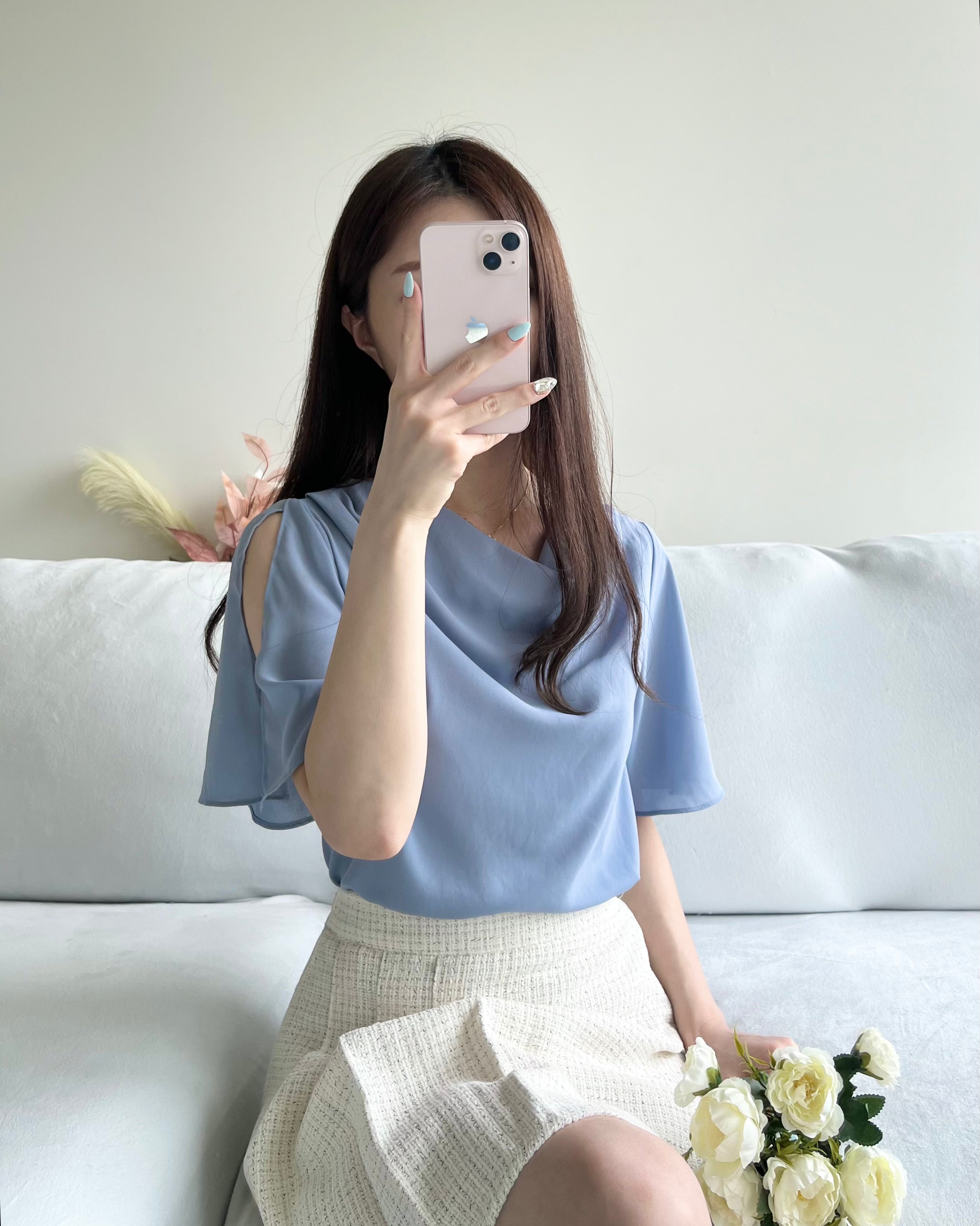 Drape Wing Blouse