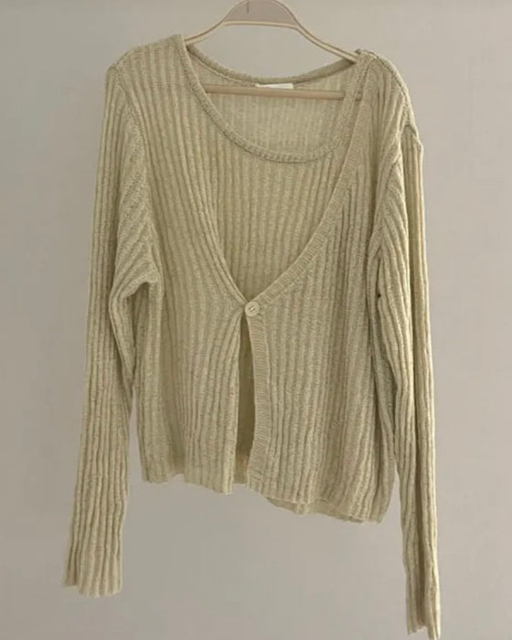 Lucifer Sheer Knitted Top