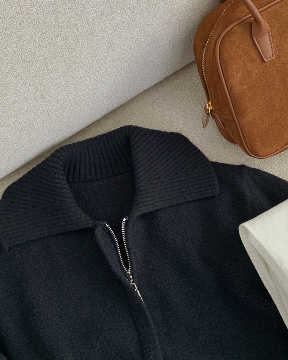 Onion Knit Zip-Up