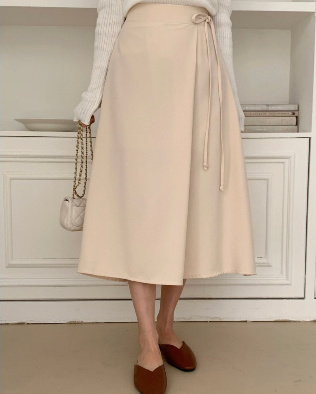 Mimi Ribbon Banding Skirt