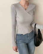 Reverie Wrap Knit Top