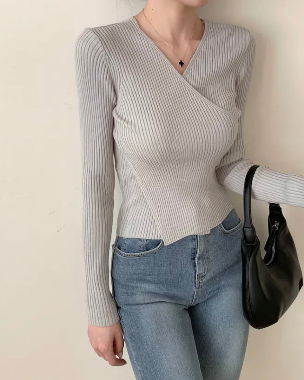 Reverie Wrap Knit Top