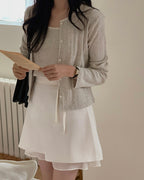 Torsion Cardigan Set