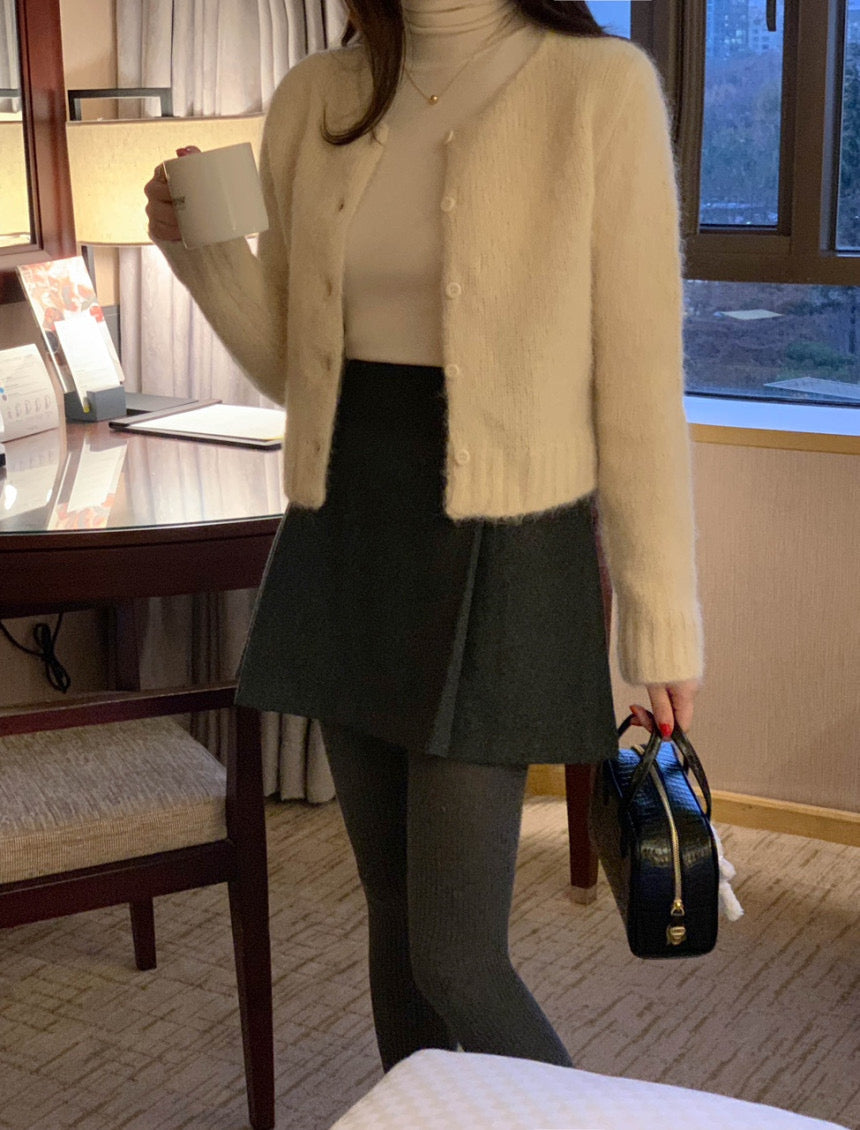 Alpaca Cardigan - 90% Alpaca