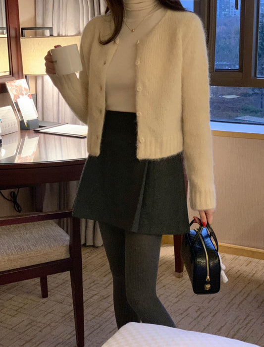 Alpaca Cardigan - 90% Alpaca