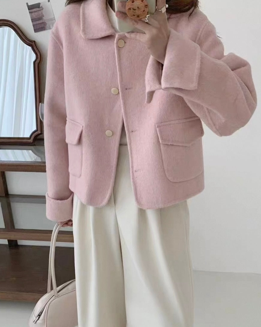 Pocket Wool Handmade Jacket