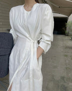 [ Pre-order ] Buckle Shirt Dress