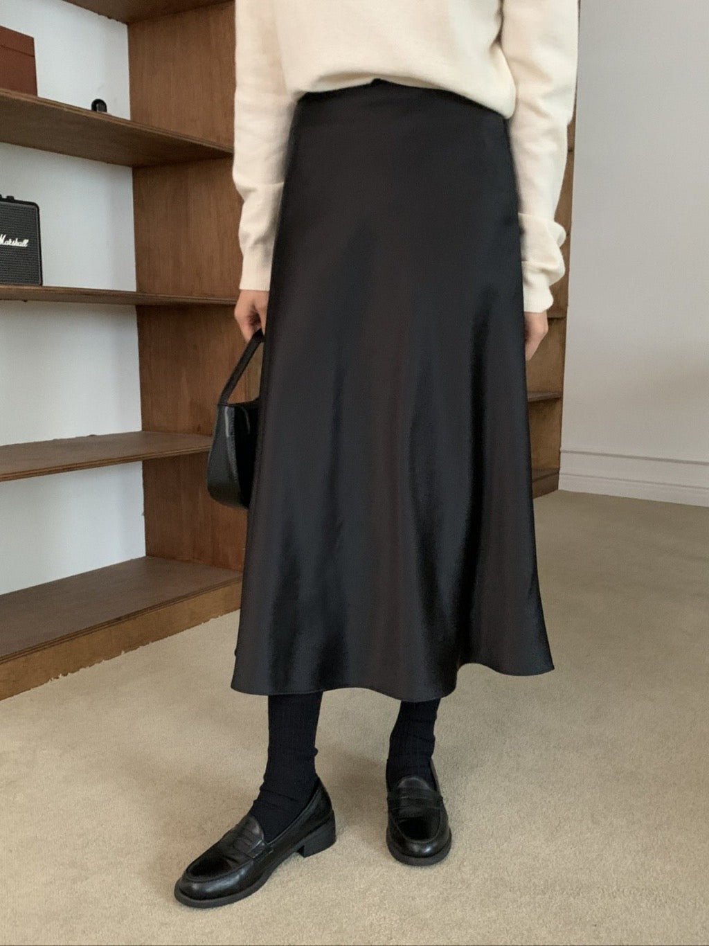 [S,M] Jian Satin Skirt