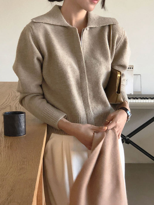 Onion Knit Zip-Up