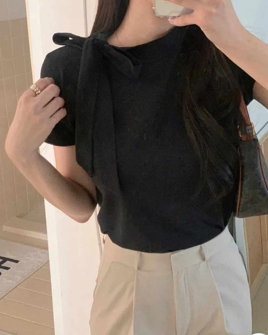 Modal Tie Short-Sleeves