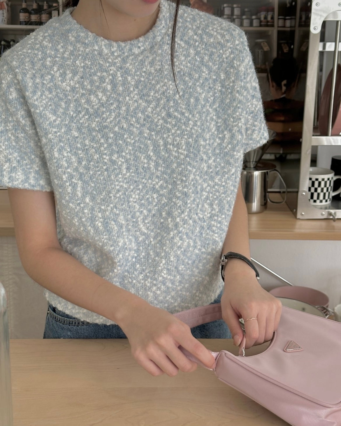 Cotton Candy Knit Short Sleeve