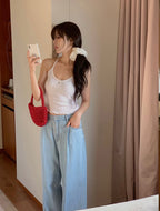 [ M ] Summer Mid-Rise Wide Fit Jeans