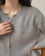 Daily Metal Charm Cardigan