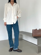 Wrinkle Loose-Fit Skirt