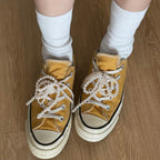 Double Pearl Ribbon Shoe Charm ( 2pcs )