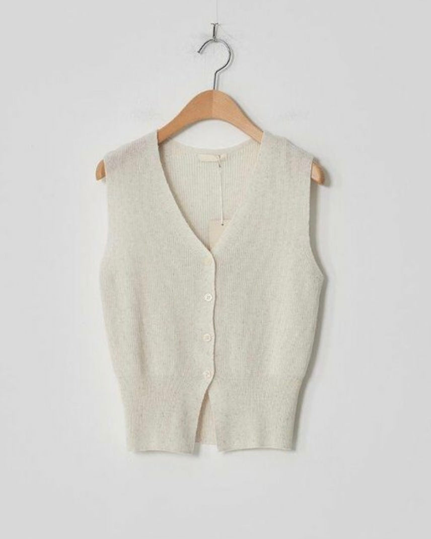 Linen Knitted Vest