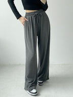 [Short,Long] Flowy Wide Track Pants