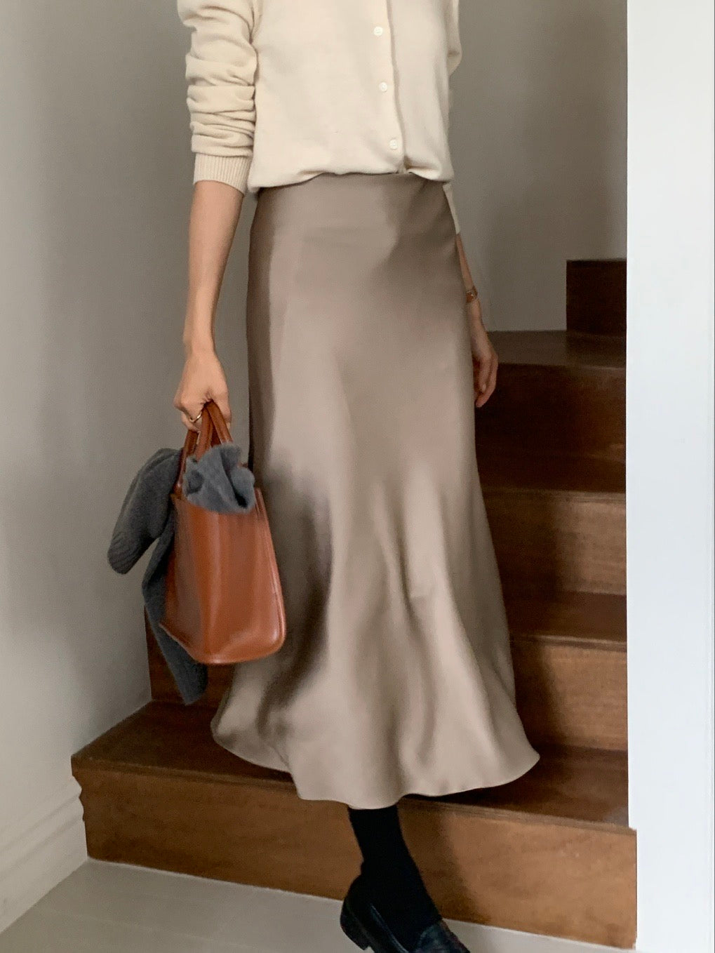 [S,M] Jian Satin Skirt