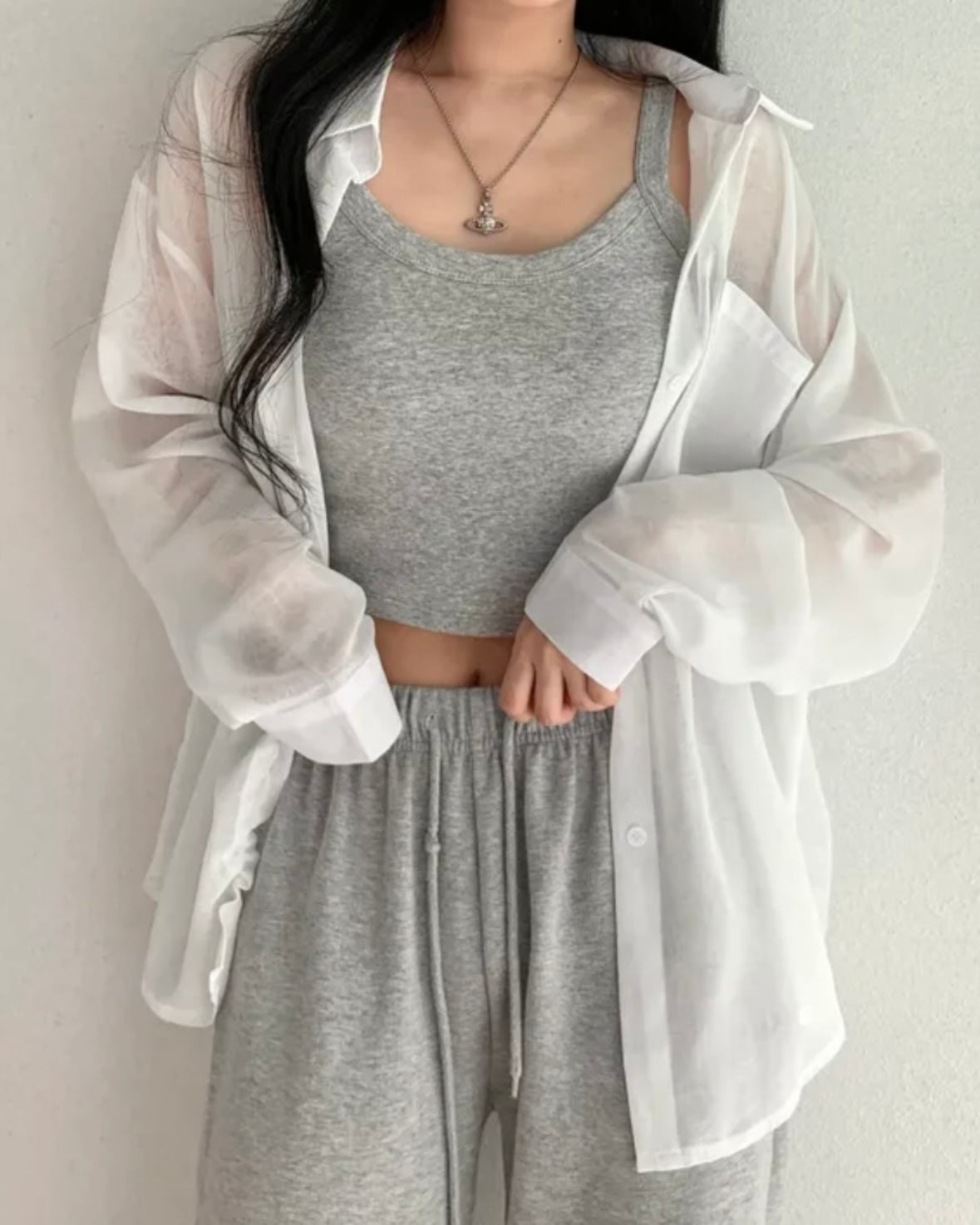 See-Through Overfit Shirt