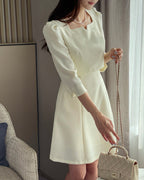[ Pre-order ] Glen Tweed Dress - Mini / Long