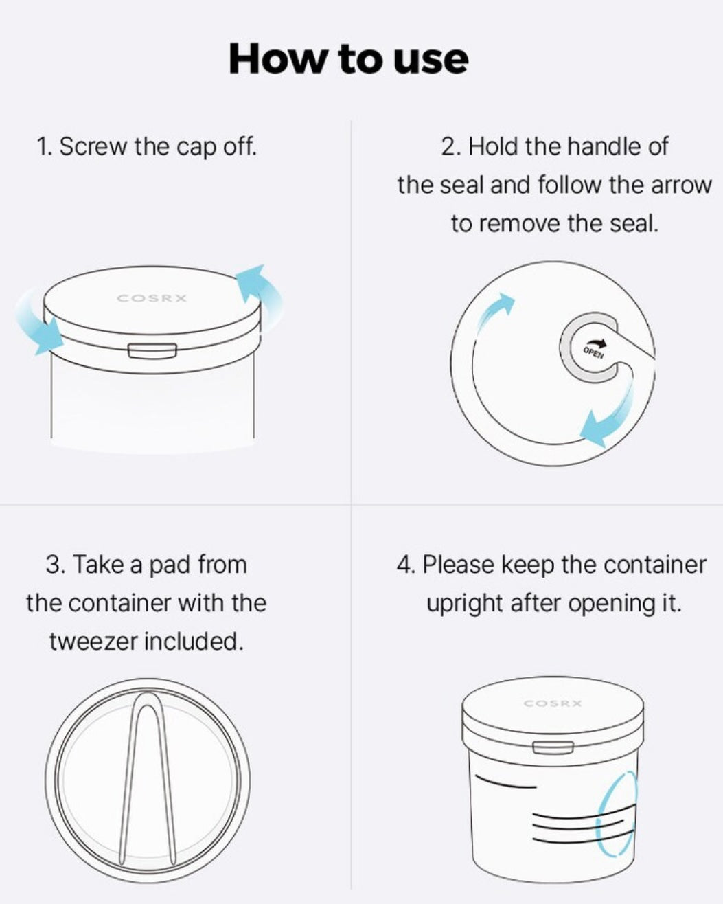 [ COSRX ] One Step Moisture Up Pad 90P