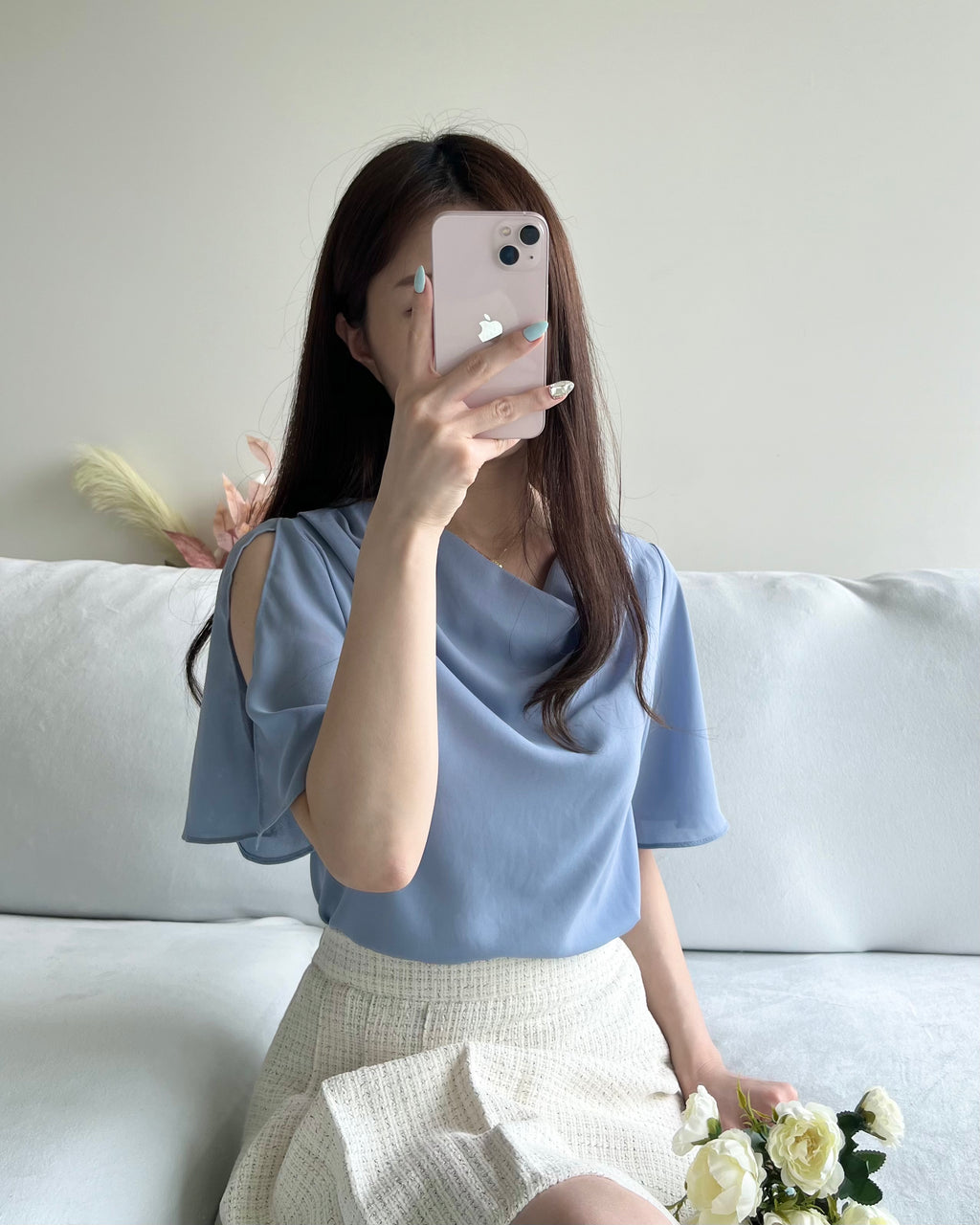 Drape Wing Blouse
