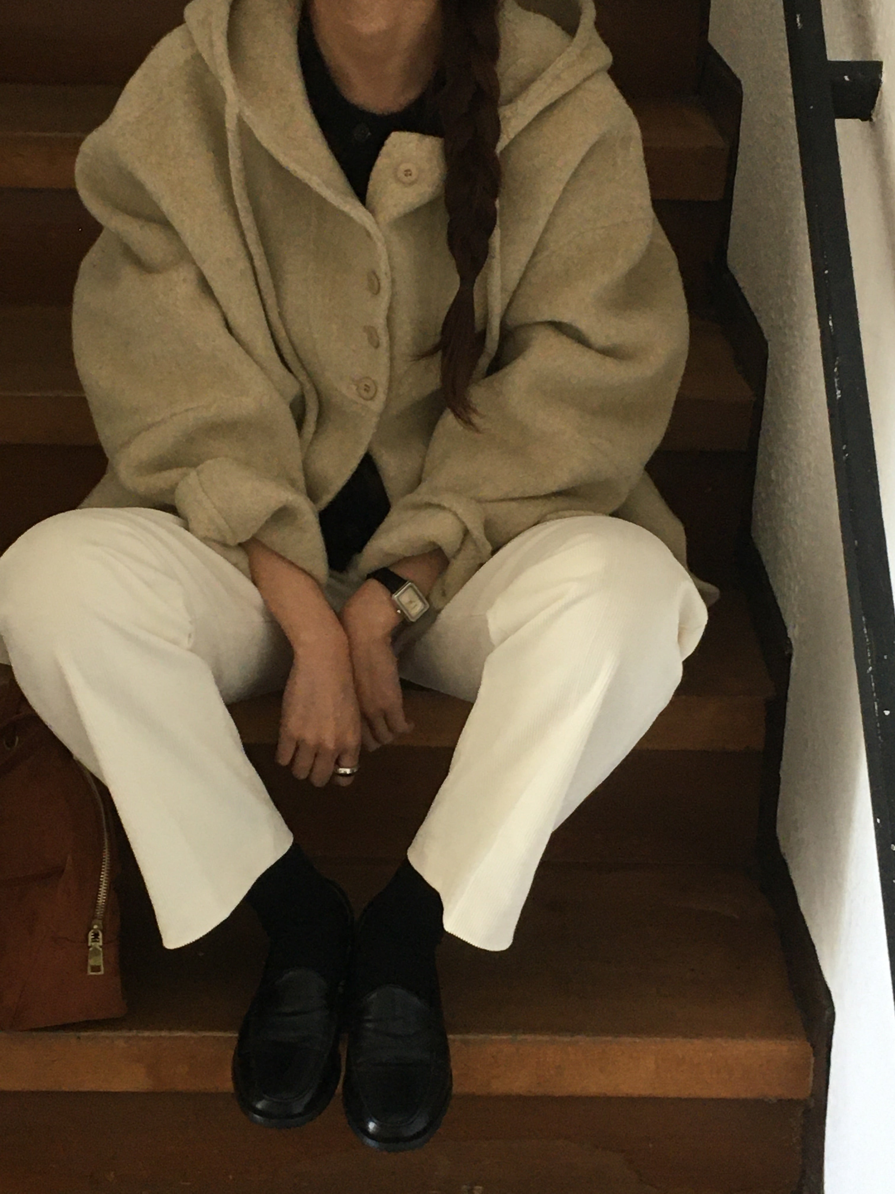 Haze Hoodie 80% Wool Handmade Coat