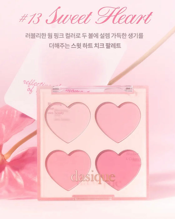 [ DASIQUE ] Blending Mood Cheek + Mini Lip gloss