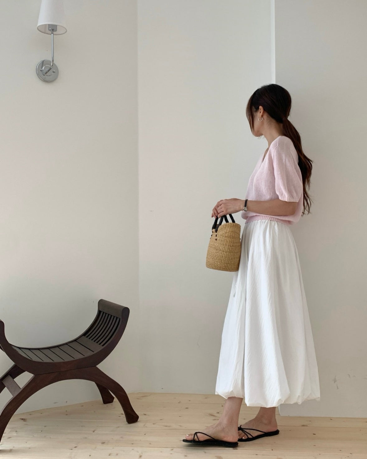 Pumpkin Banding Skirt