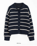 Striped Collor Cardigan
