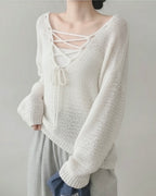 Loose-Fit Strap Knit