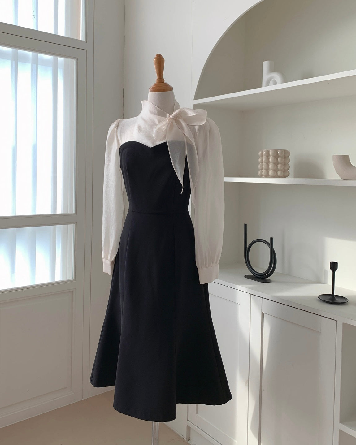 Scarf Bustier Dress