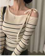 Striped Ribbon Knit