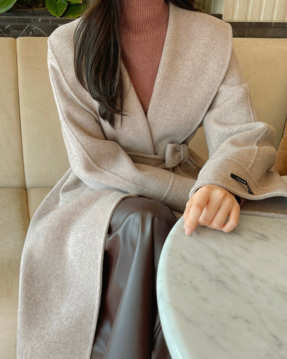 Briana Handmade 90% Wool Coat