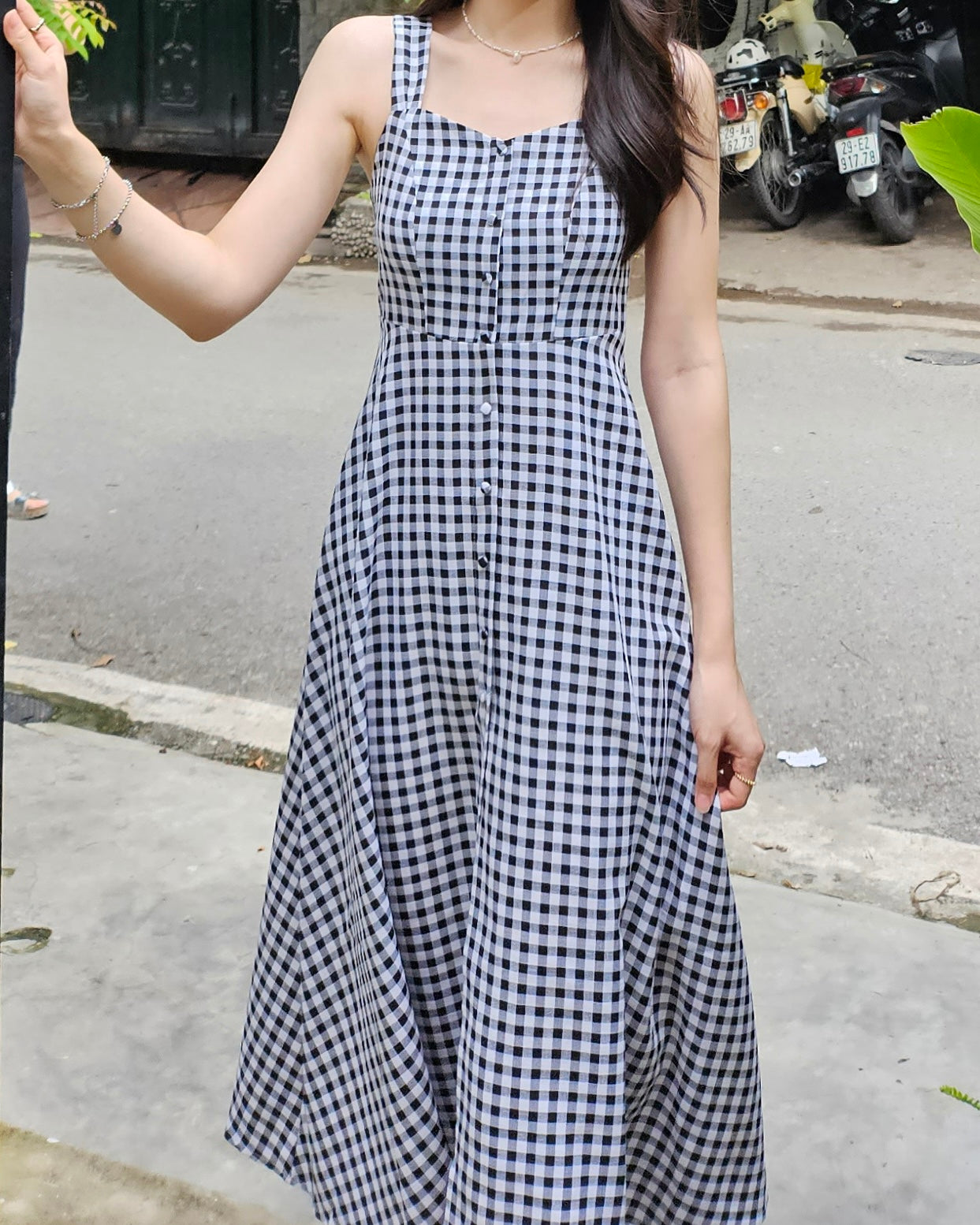 Dali Check Dress