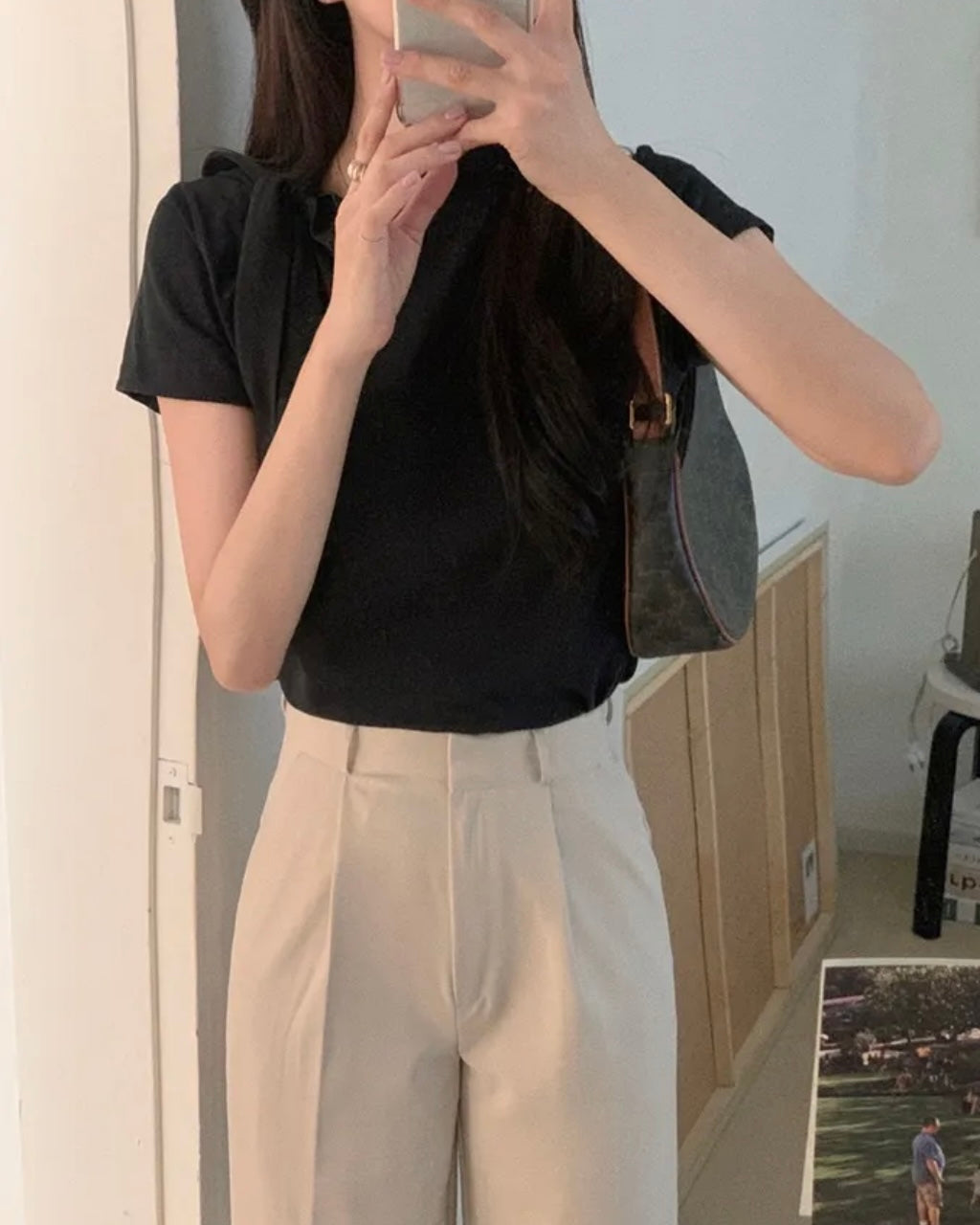 Modal Tie Short-Sleeves