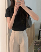 Modal Tie Short-Sleeves