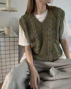 Andy Cable Knit Vest