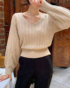 Balloon Sleeves Knit