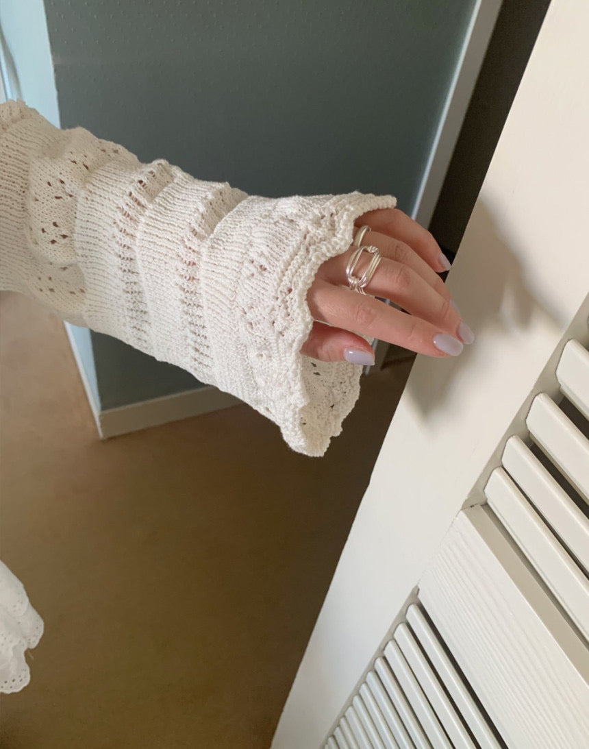 Delicate Cotton Crochet Knit
