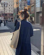 Denim Overfit Maxi Dress