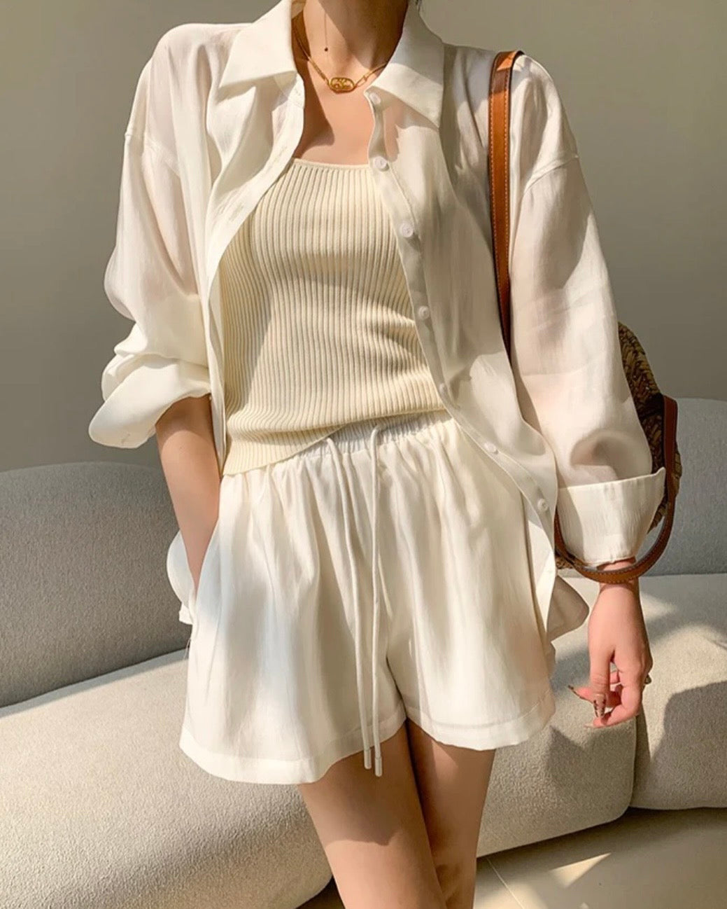 Glow Shirt Two-Piece Set