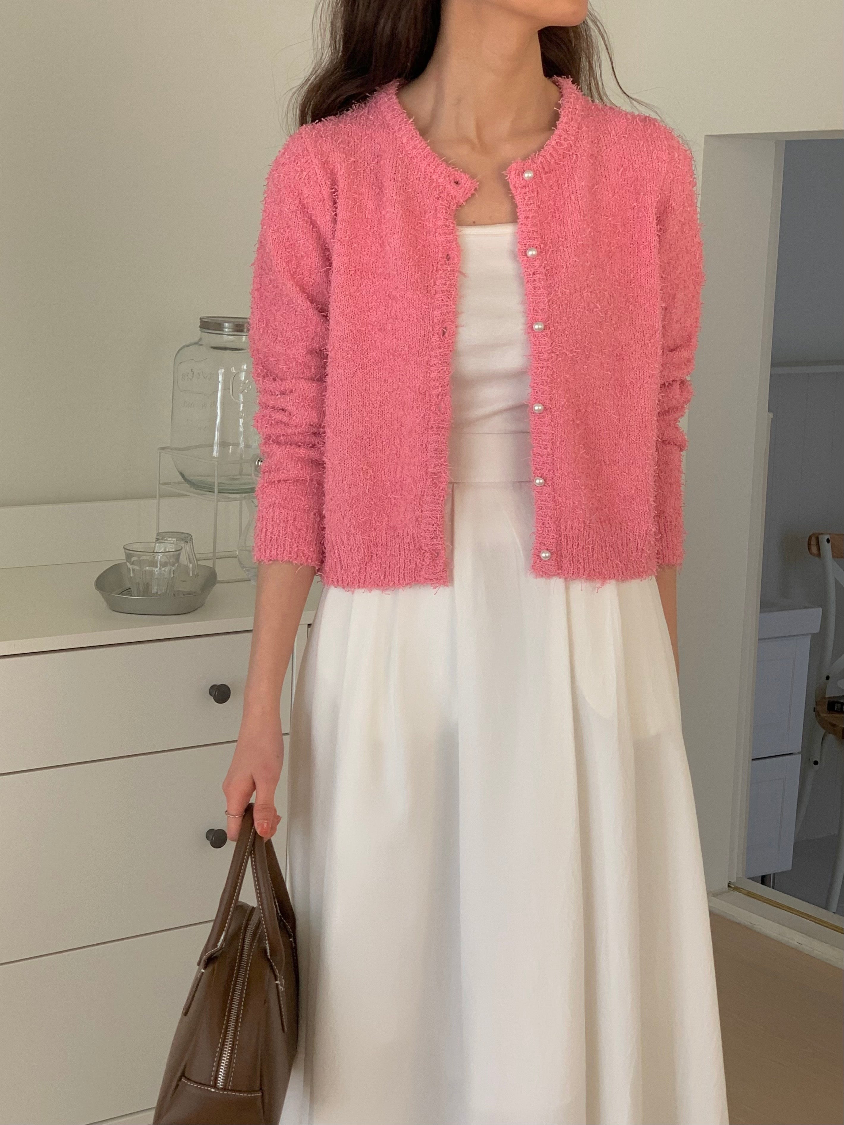 Hari Pearl Button Cardigan
