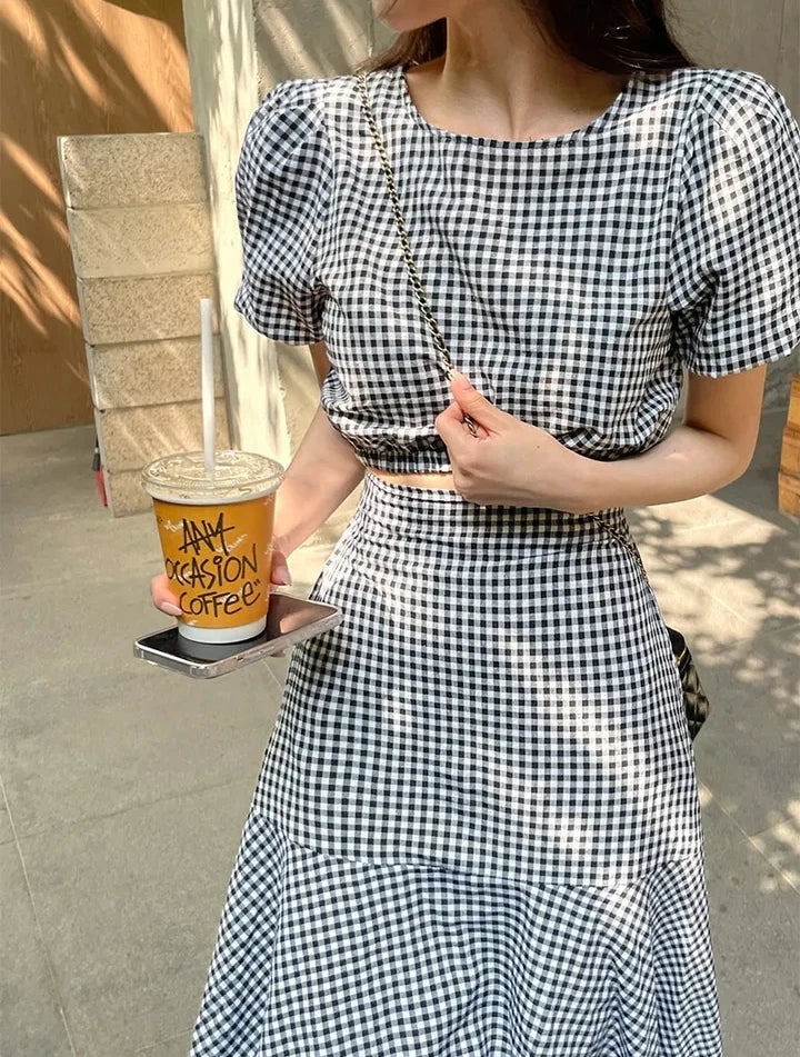 Check Two-Piece