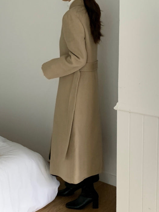Vin Handmade 90% Wool Coat with Padded Vest