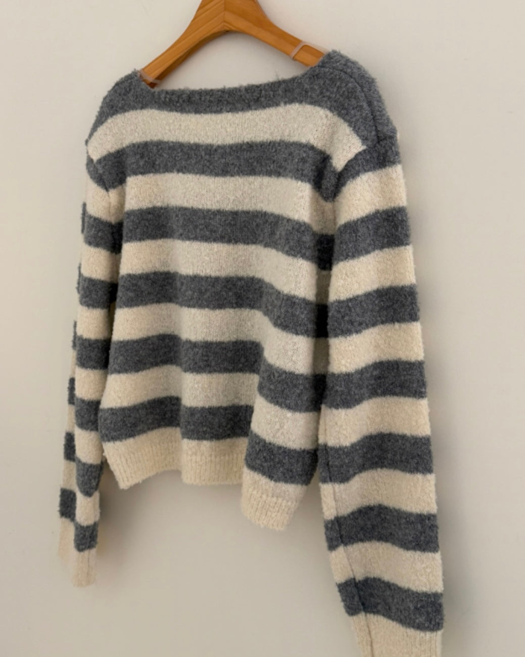 Boucle Striped Cardigan