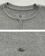 Daily Metal Charm Cardigan