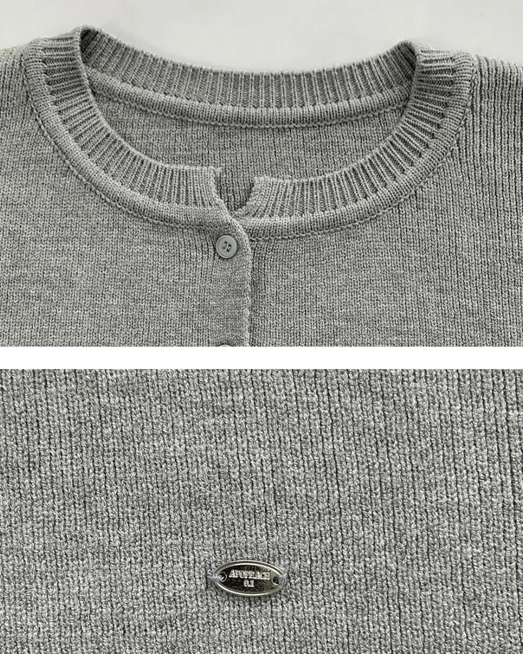 Daily Metal Charm Cardigan