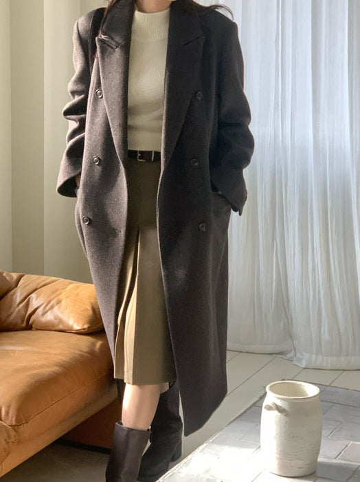 Premium Stanford Double 70% Wool Coat